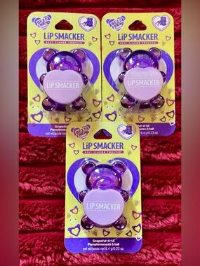 Lip Smacker Purple Bear Lip Balm - Grapefruit Scent